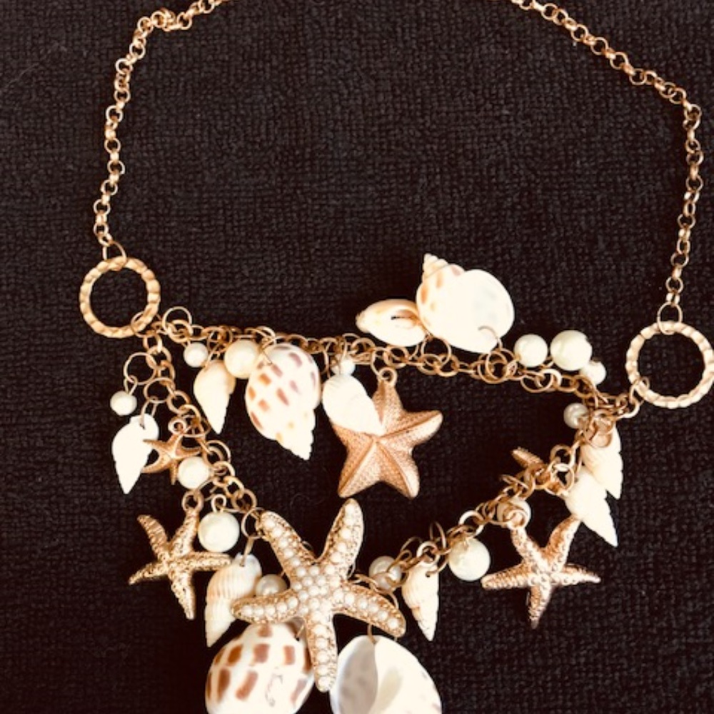 Sea Shell Necklace & Bracelet Set - Picture 2 of 8